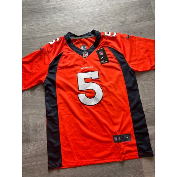 NWOT Nike NFL Denver Broncos Flacco #5 jersey size medium - Picture 1 of 3